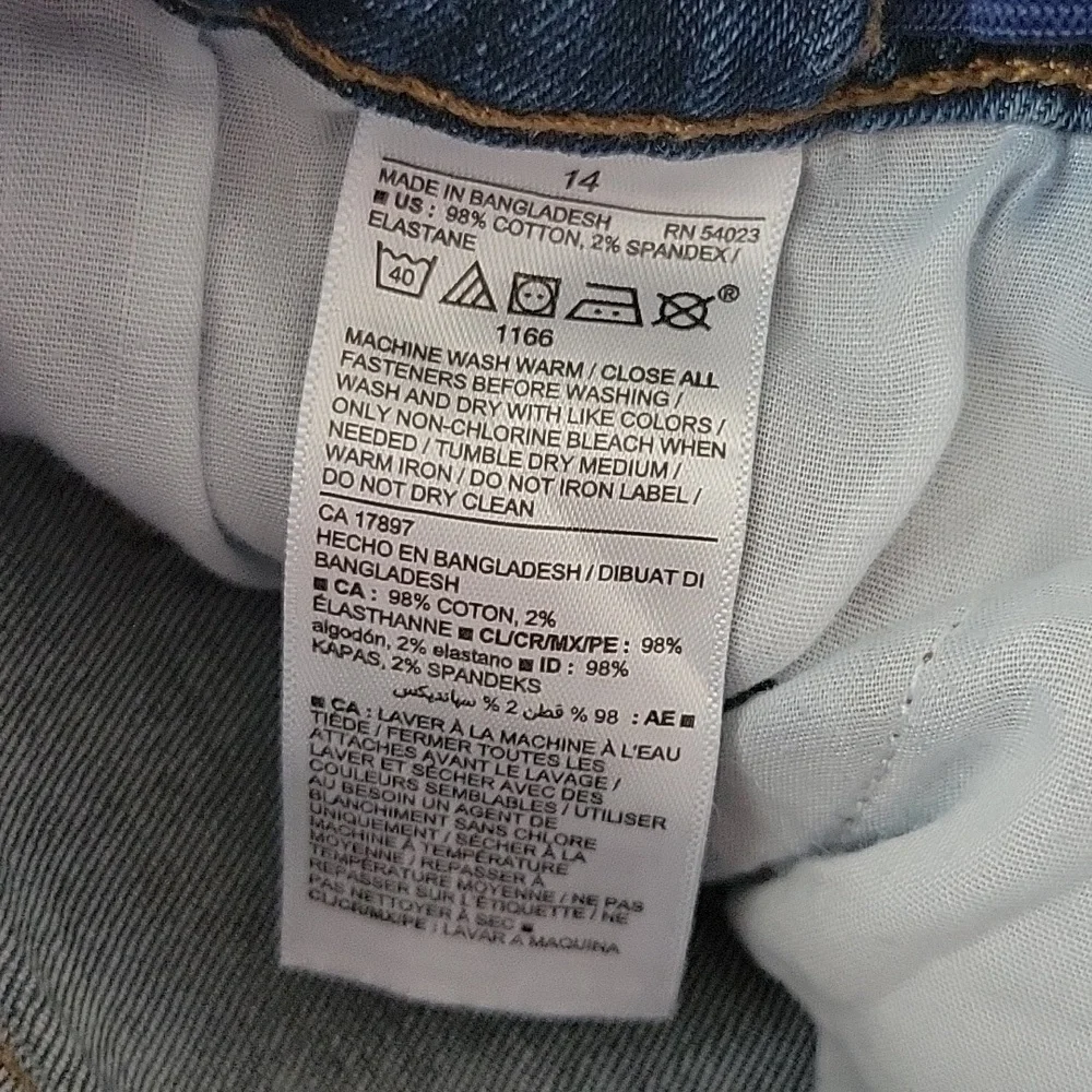 Old Navy Pants Bundle 3 Pairs Beige Chinos, Blue Jean, Black Jean Boys Size 14
